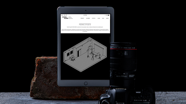 projekt strony internetowej oraz identyfikacji wizualnej CEGIELNIANA studio fotografii produktowej